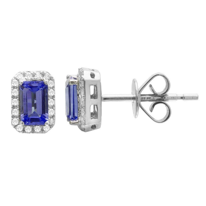 Earrings Earrings in White Gold containing Tanzanite, Multi-gemstone, Diamond 422668