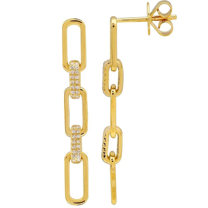 Earrings Earrings in Yellow Gold containing Diamond 422702