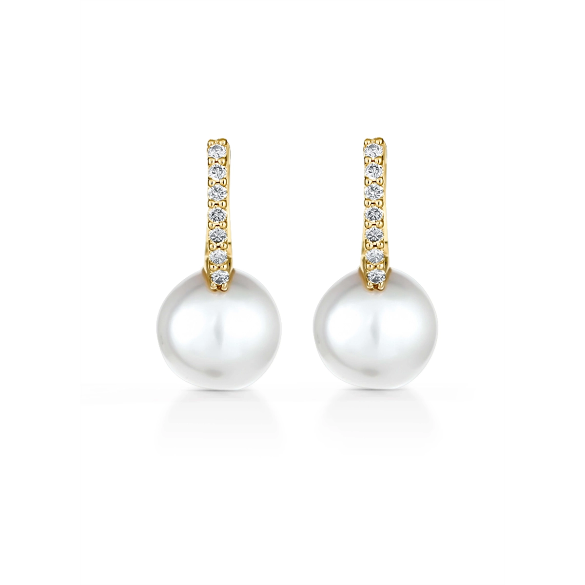 Earrings Earrings in Yellow Gold containing Multi-gemstone, Diamond, Pearl 422706