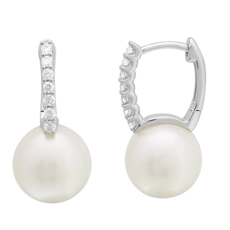Earrings Earrings in White Gold containing Multi-gemstone, Diamond, Pearl 422708