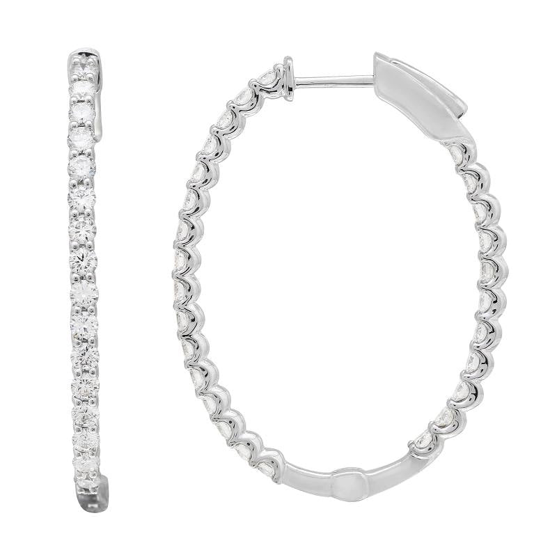 Earrings Earrings in White Gold containing Diamond 422719