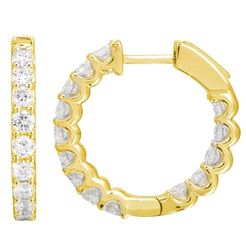 Earrings Earrings in Yellow Gold containing Diamond 422723