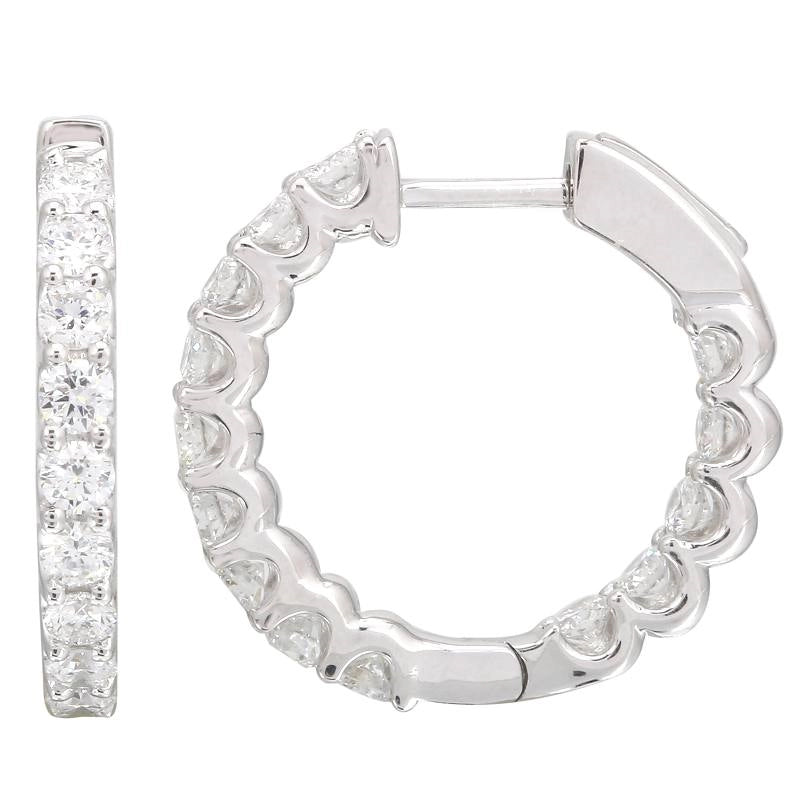 Earrings Earrings in White Gold containing Diamond 422724