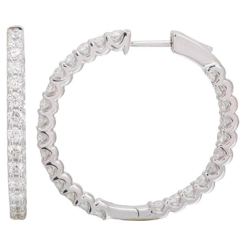 Earrings Earrings in White Gold containing Diamond 422728