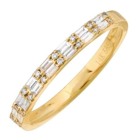 Wedding Bands Wedding Rings in Yellow Gold containing Diamond 422775