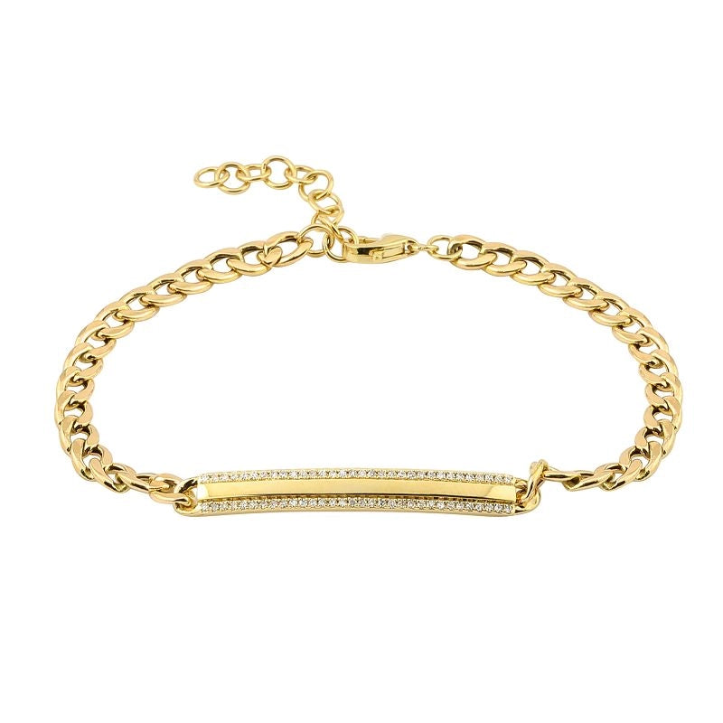 Bracelets Bracelets in Yellow Gold containing Diamond 422820