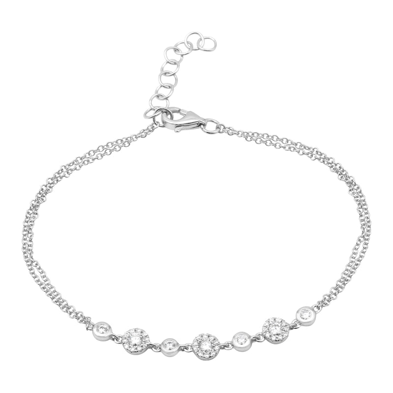 Bracelets Bracelets in White Gold containing Diamond 422833