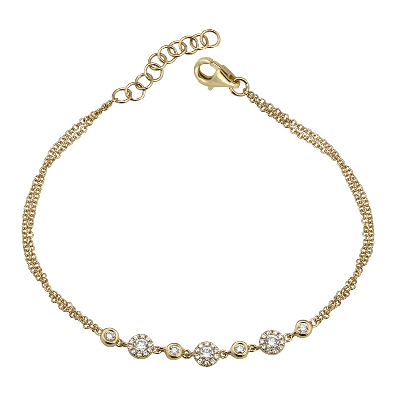 Bracelets Bracelets in Yellow Gold containing Diamond 422834