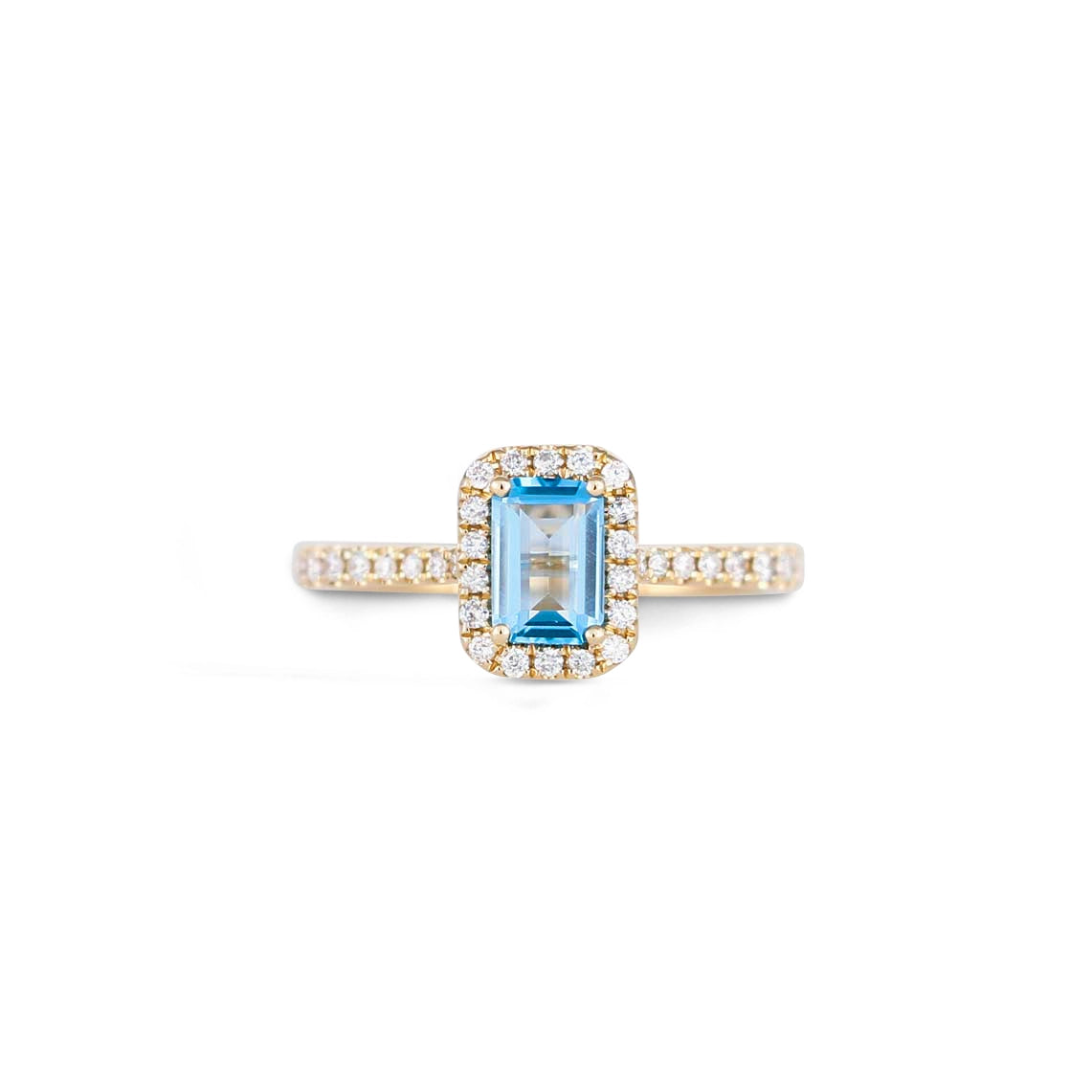 Rings Rings in Yellow Gold containing Blue topaz , Multi-gemstone, Diamond 422841
