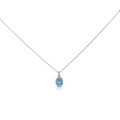 Necklaces Necklaces in White Gold containing Blue topaz , Multi-gemstone, Diamond 422846