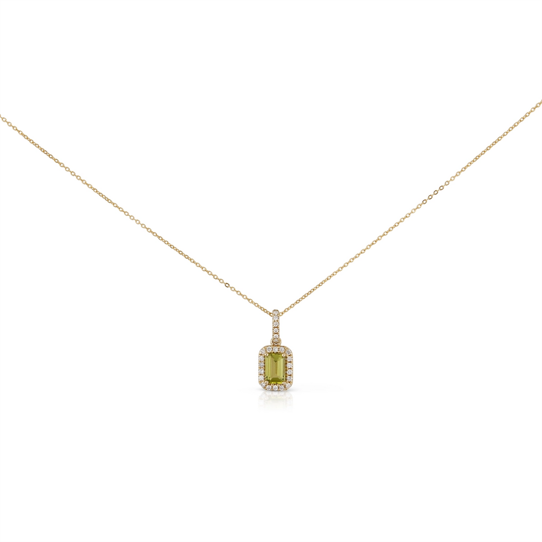 Necklaces Necklaces in Yellow Gold containing Peridot, Multi-gemstone, Diamond 422863