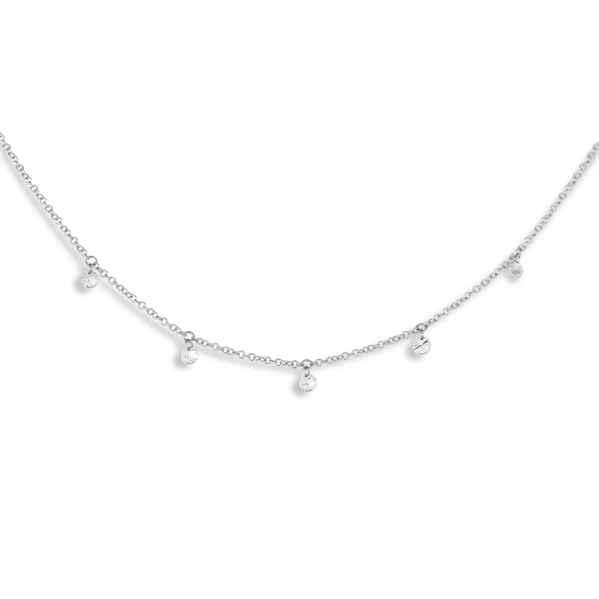 Necklaces Necklaces in White Gold containing Diamond 422888