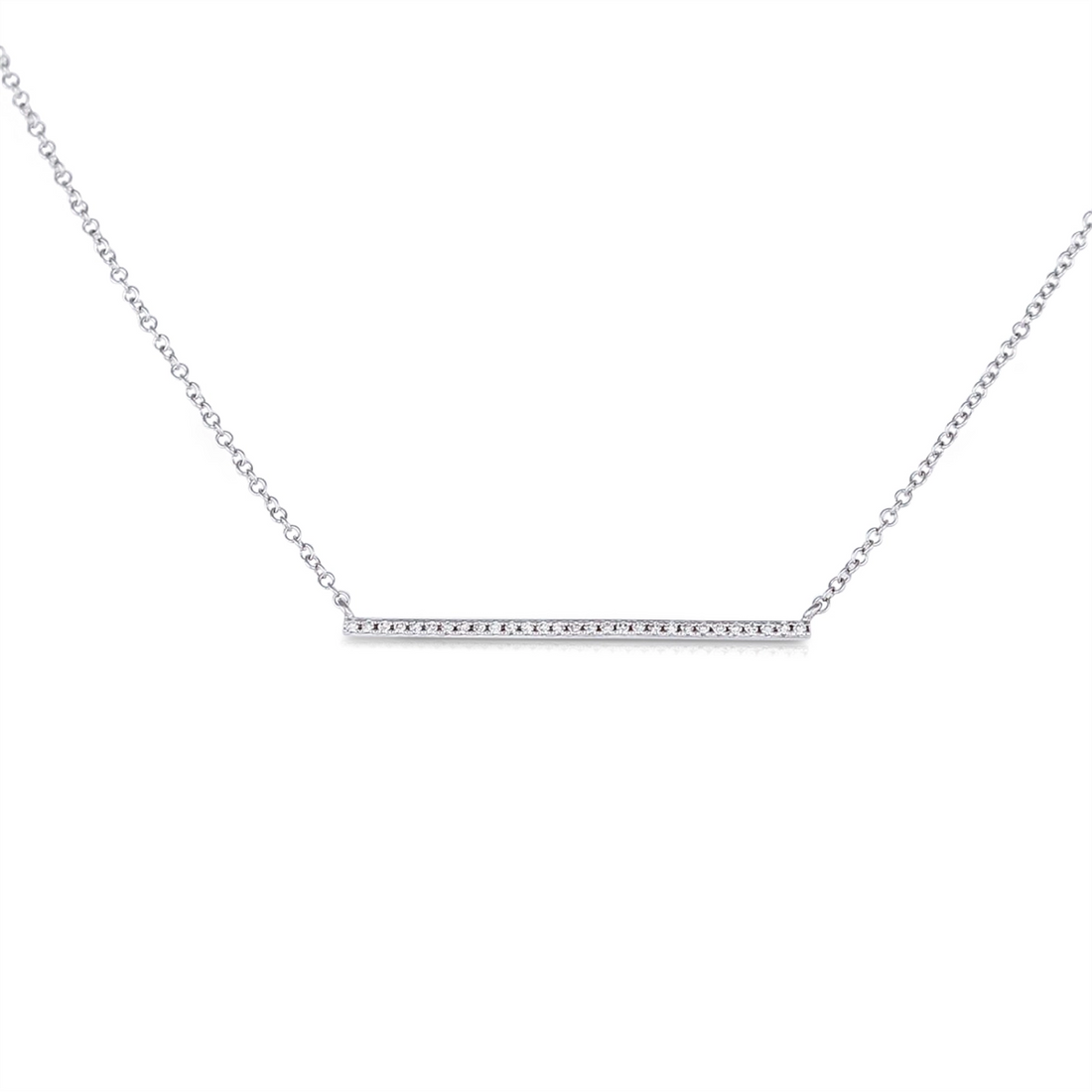 Necklaces Necklaces in White Gold containing Diamond 422891