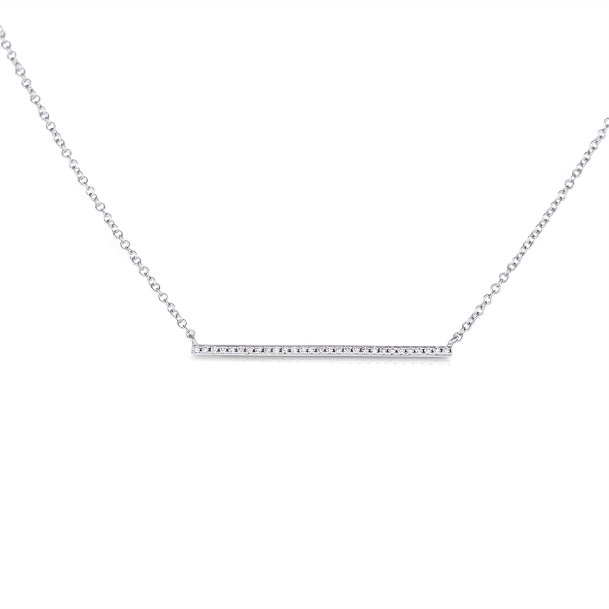 Necklaces Necklaces in White Gold containing Diamond 422891