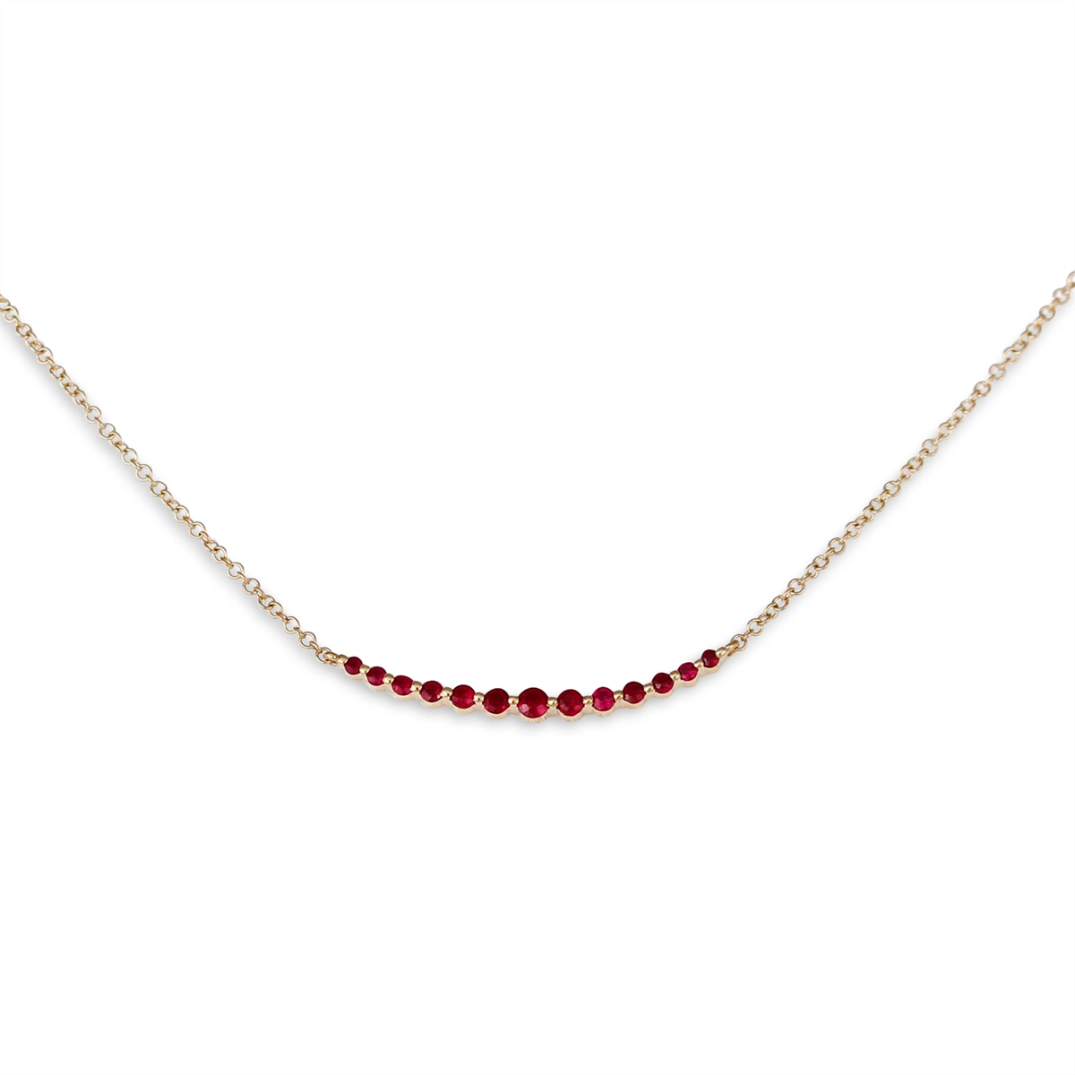 Necklaces Necklaces in Yellow Gold containing Ruby 422894