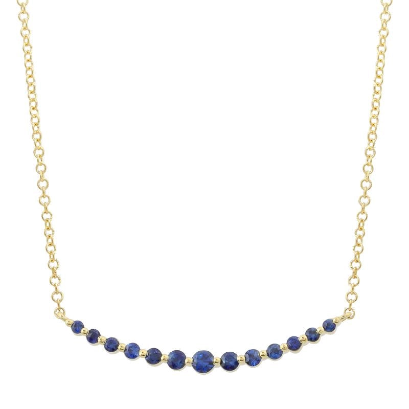Necklaces Necklaces in Yellow Gold containing Sapphire 422895