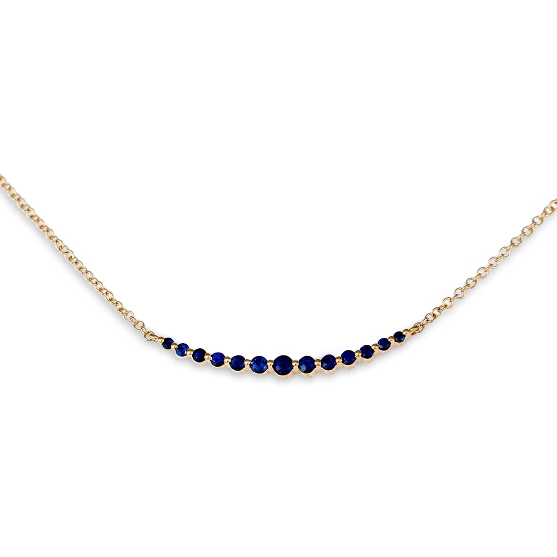 Necklaces Necklaces in Yellow Gold containing Sapphire 422895