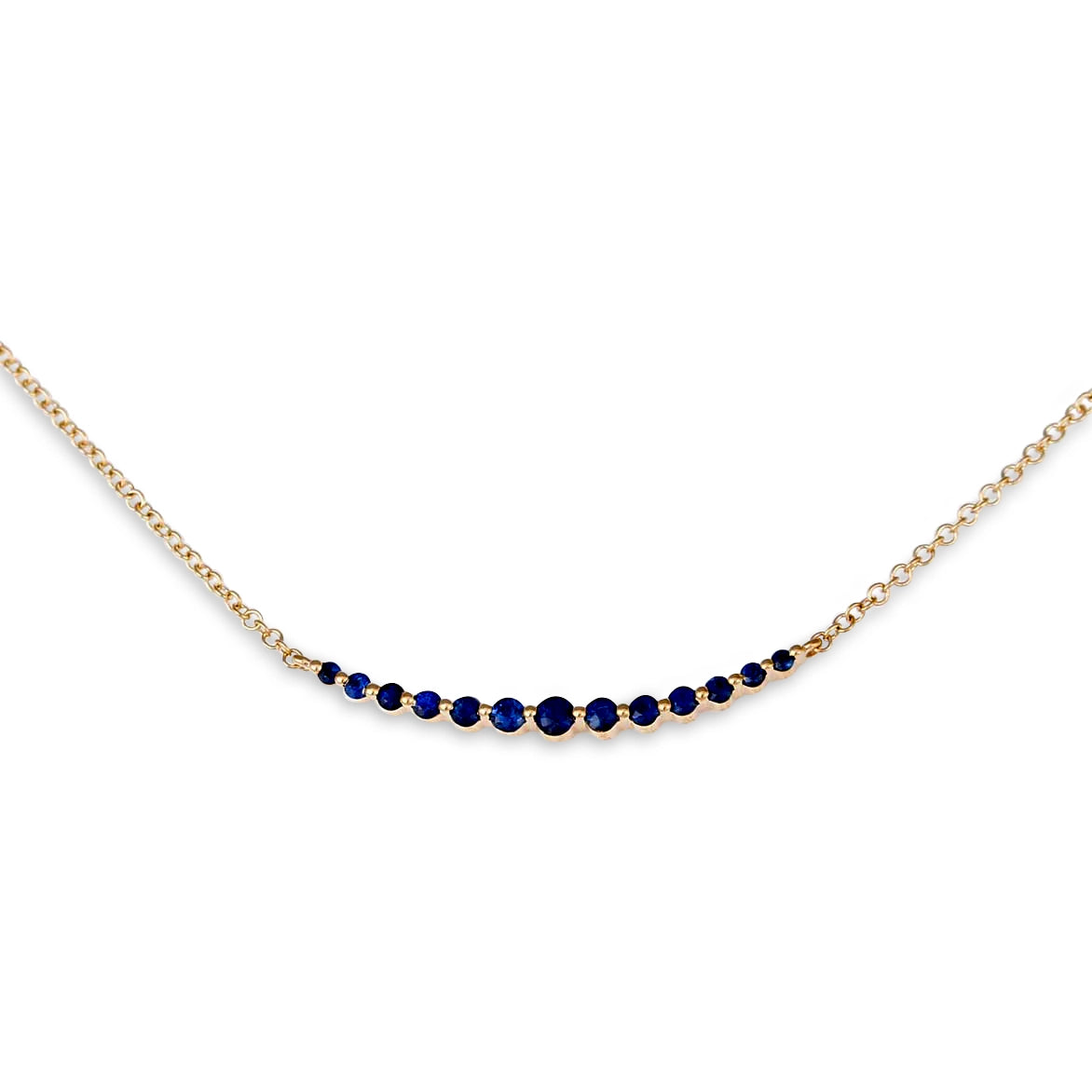 Necklaces Necklaces in Yellow Gold containing Sapphire 422895