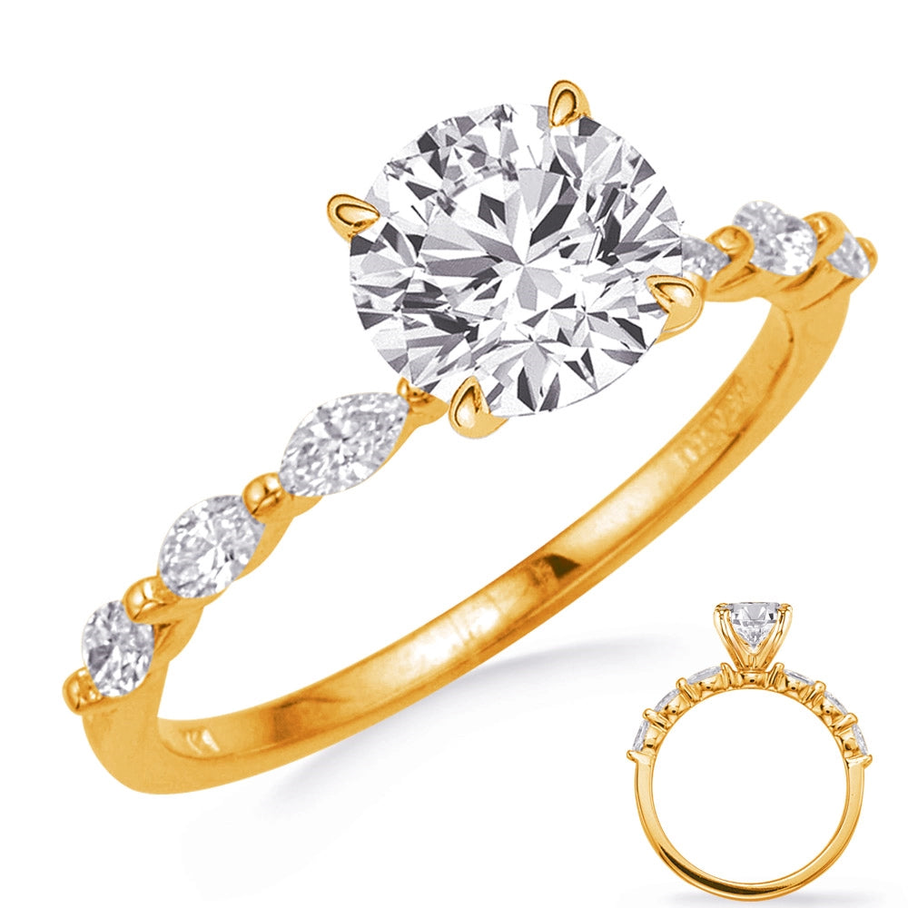 Engagement Collections Engagement Rings in Yellow Gold containing Diamond 422997