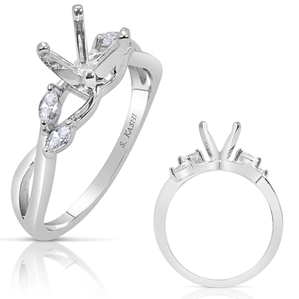 Engagement Collections Engagement Rings in White Gold containing Diamond 423002