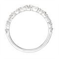 Wedding Bands Wedding Rings in White Gold containing Diamond 423084