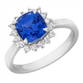Rings Rings in White Gold containing Multi-gemstone, Diamond, Sapphire 423104