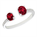 Rings Rings in White Gold containing Multi-gemstone, Diamond, Ruby 423110