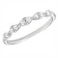 Wedding Bands Wedding Rings in White Gold containing Diamond 423118