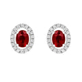 Earrings Earrings in White Gold containing Multi-gemstone, Diamond, Ruby 423123
