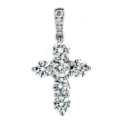 Pendants Pendants in White Gold containing Diamond 423144