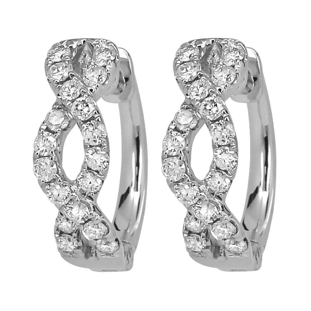 Earrings Earrings in White Gold containing Diamond 423150