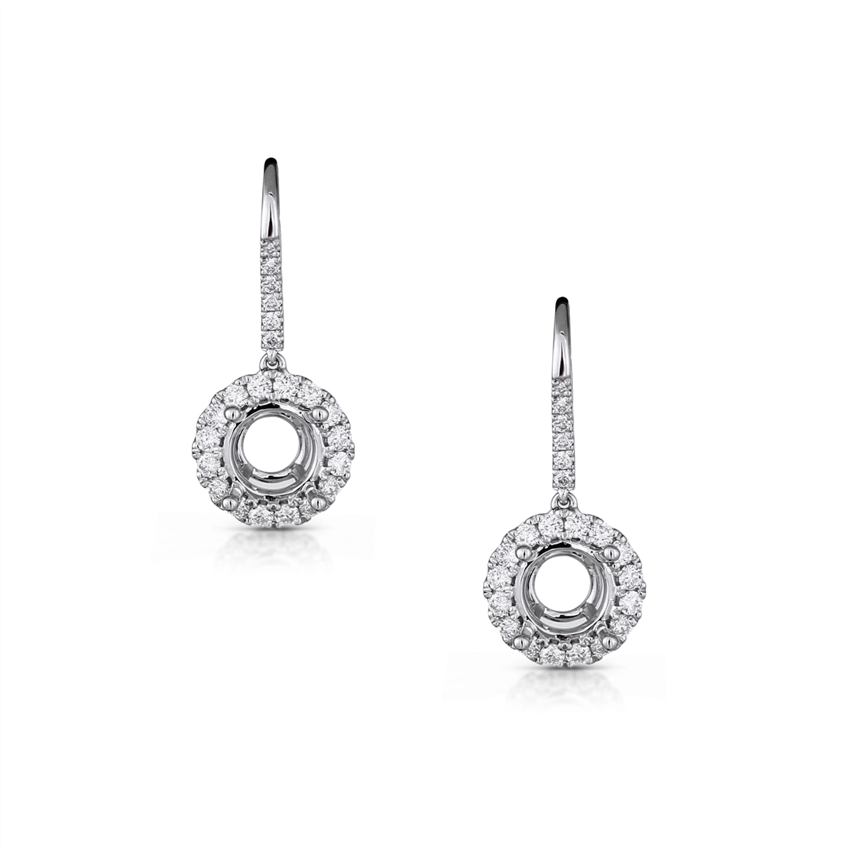 Earrings Earrings in White Gold containing Diamond 423290