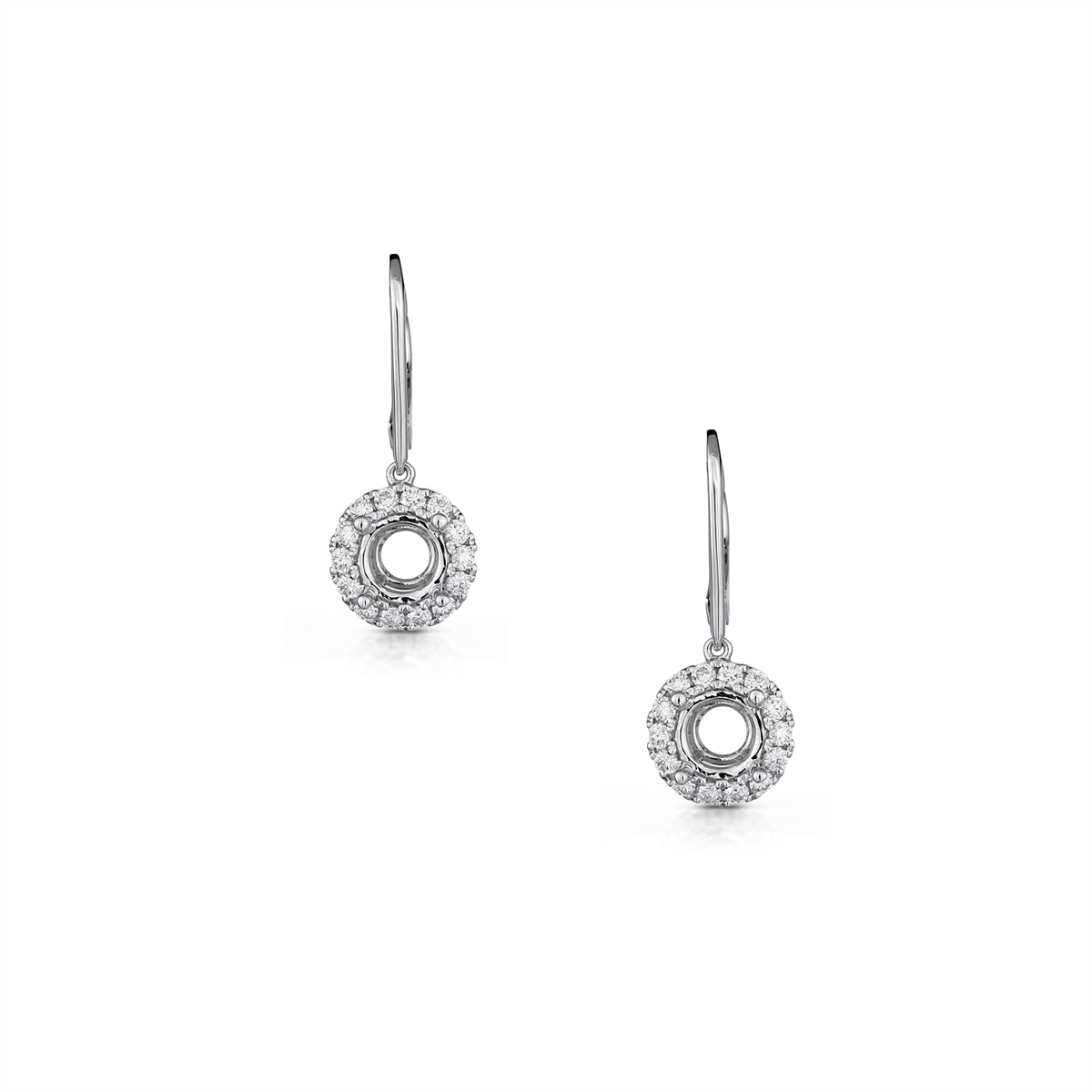 Earrings Earrings in White Gold containing Diamond 423294