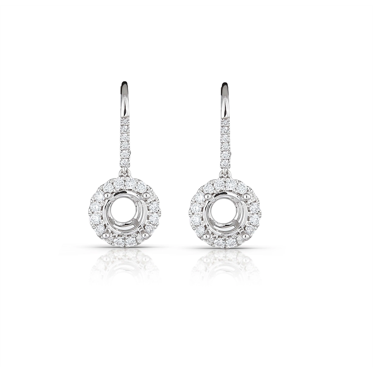 Earrings Earrings in White Gold containing Diamond 423299