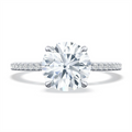 Tacori Engagement Rings in White Gold containing Diamond 2683 1.5 RD 8 W