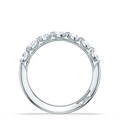 Tacori Wedding Rings in White Gold containing Diamond 2687 B 1/2 W
