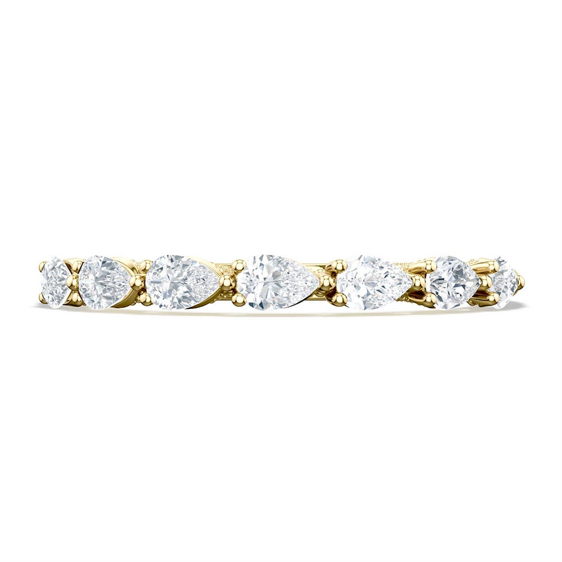 Tacori Wedding Rings in Yellow Gold containing Diamond 2687 B 1/2 Y