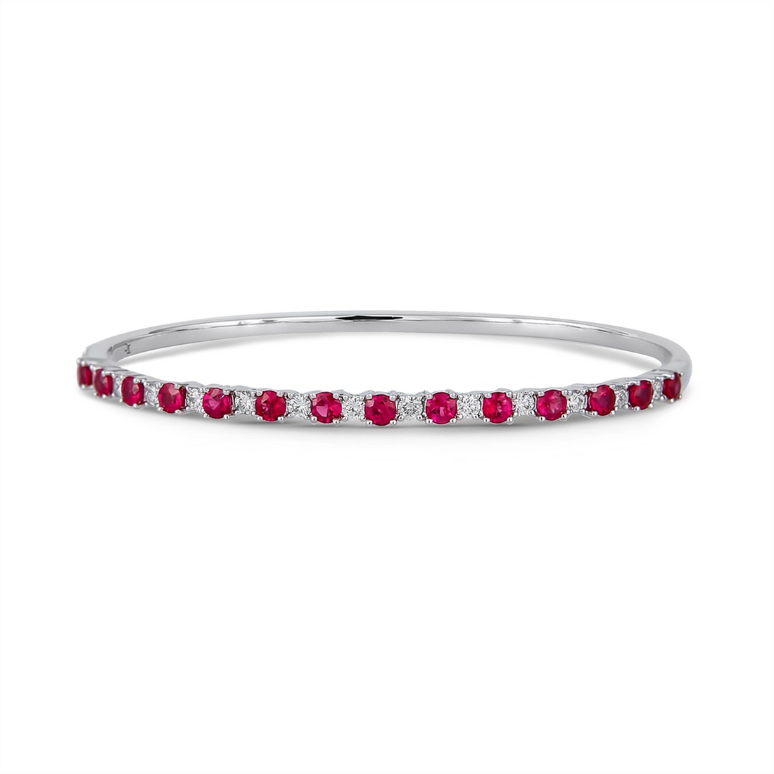 Bracelets Bracelets in White Gold containing Multi-gemstone, Diamond, Ruby B7635E-RU