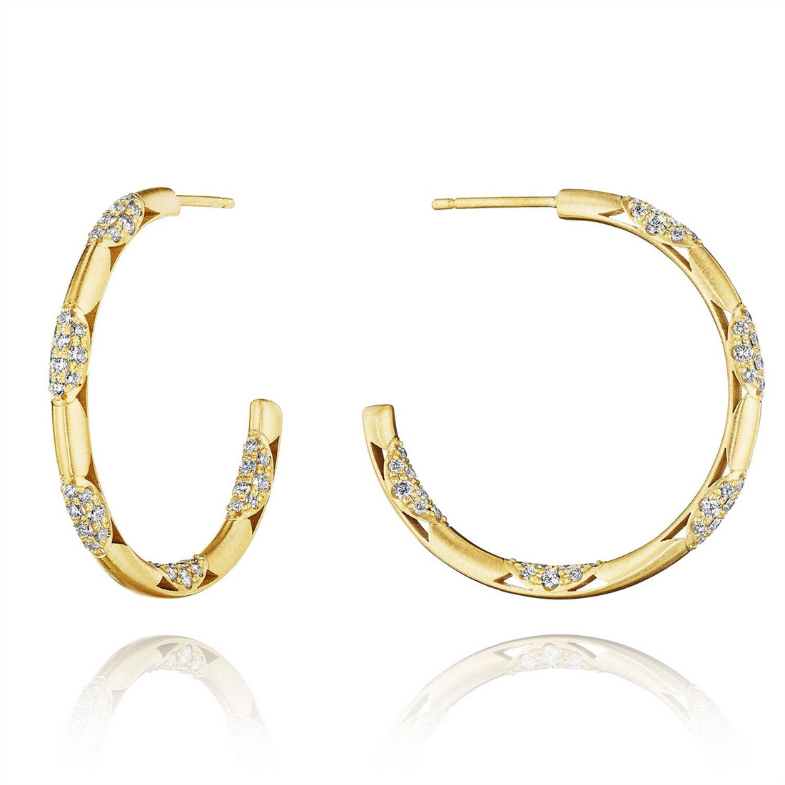 Tacori Earrings in Yellow Gold containing Diamond FE 820S Y