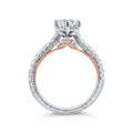 Jack Kelege Engagement Rings in Mixed Metals containing Diamond KGR1237P