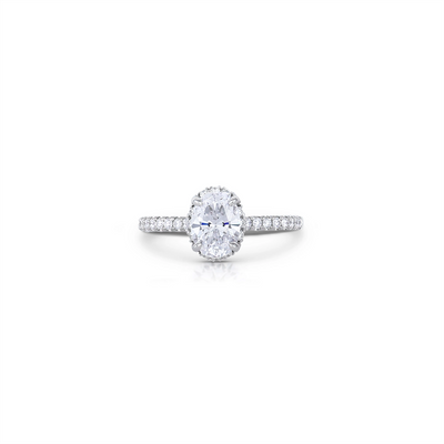 Jack Kelege Engagement Rings in White Gold containing Diamond KGR1280OV
