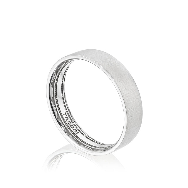 Tacori Wedding Rings in White Gold 140-7WB