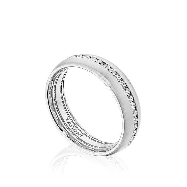 Tacori Wedding Rings in White Gold containing Diamond 143-6WDS