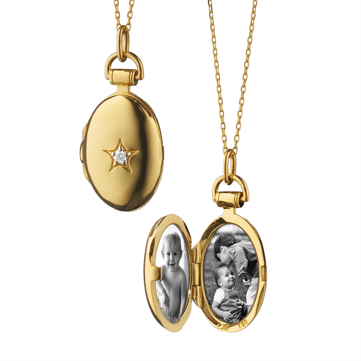 Monica Rich Kosann Necklaces in Yellow Gold containing Diamond 43116