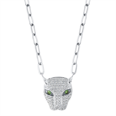 csv_image Necklaces Necklace in White Gold containing Other, Multi-gemstone, Diamond 423755
