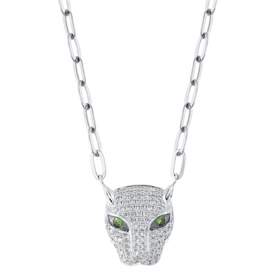 Necklaces Necklaces in White Gold containing Other, Multi-gemstone, Diamond 423755