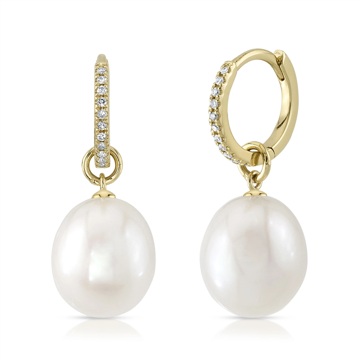 Earrings Earrings in Yellow Gold containing Multi-gemstone, Diamond, Pearl 423758