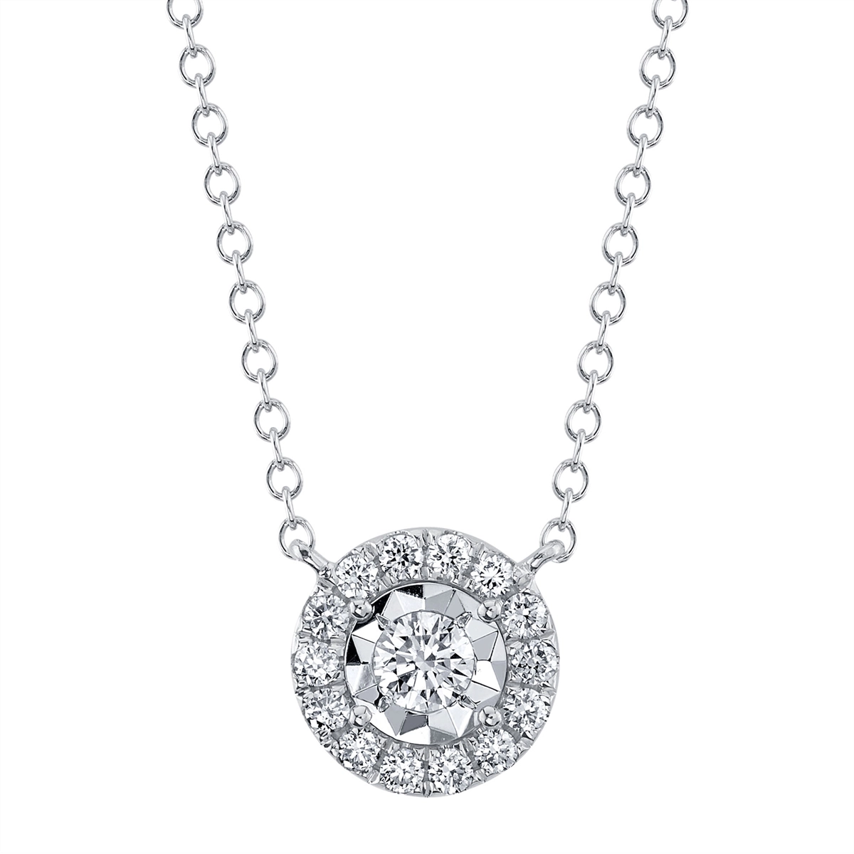 Necklaces Necklaces in White Gold containing Diamond 423776