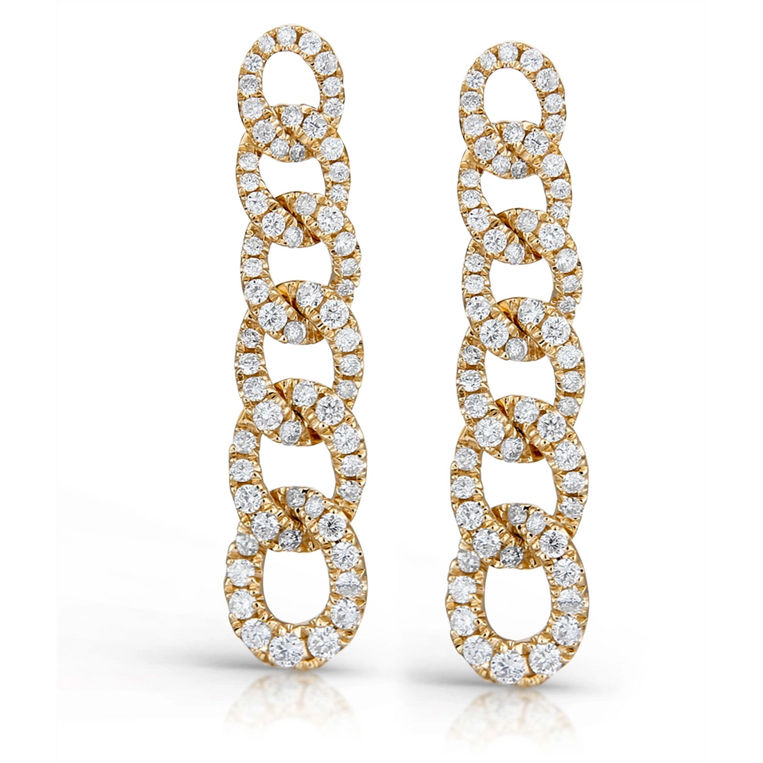 Earrings Earrings in Yellow Gold containing Diamond E8425K