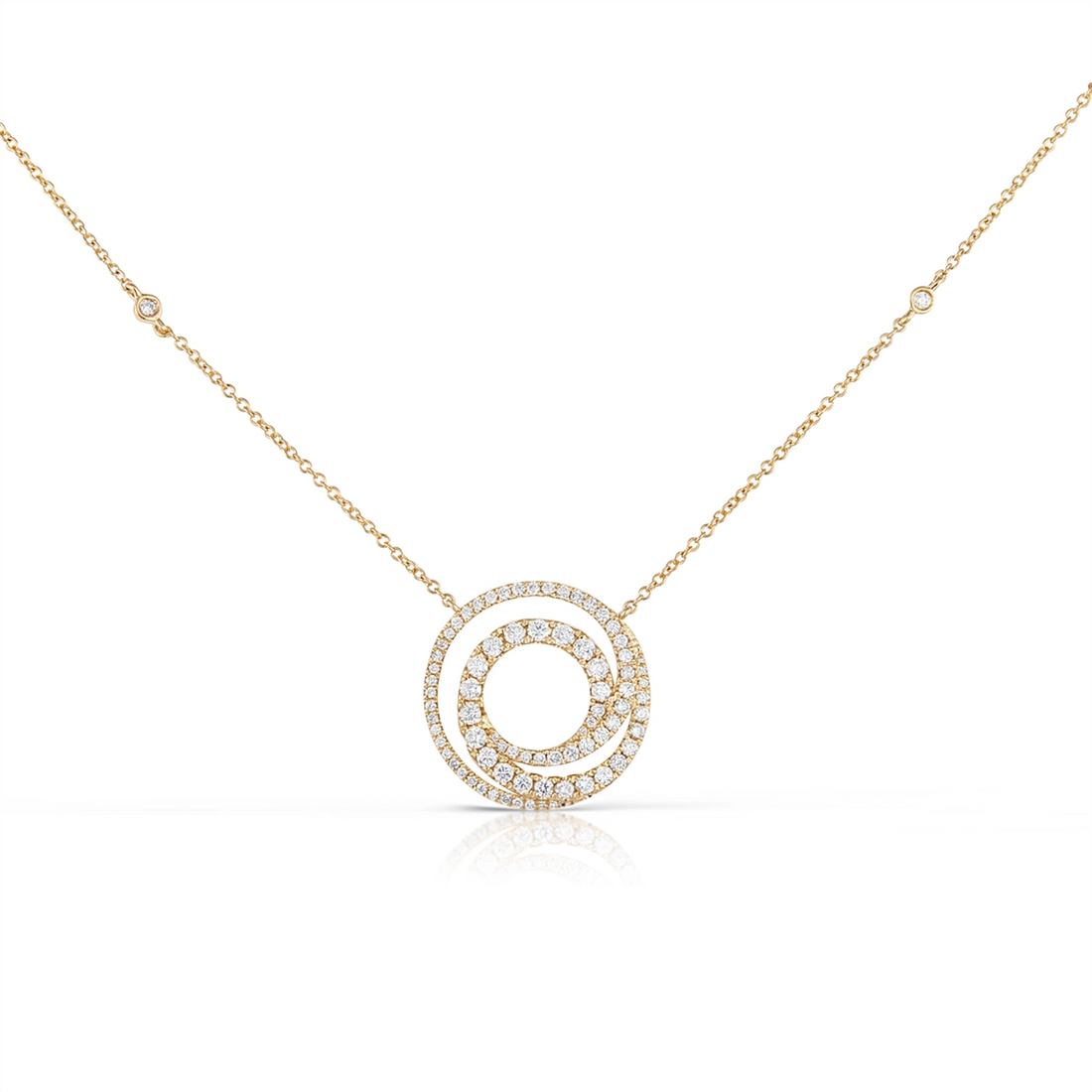 Necklaces Necklaces in Yellow Gold containing Diamond N8111F-Y
